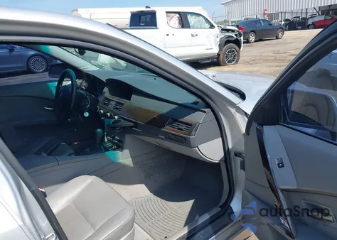 2004 BMW 530I из США, поврежденный, VIN WBANA73504B806835